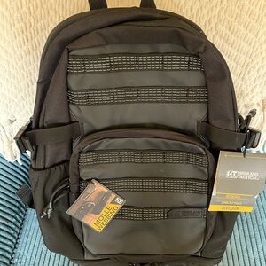 NEW with Tags Highland Tactical Black Division Backpack with MOLLE Webbing